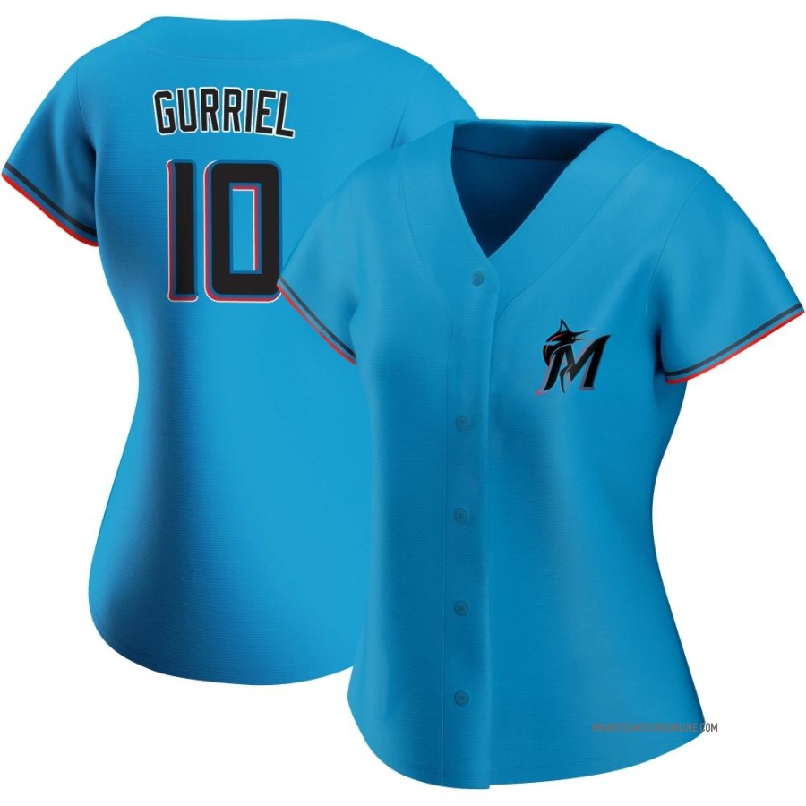 Youth Miami Marlins Yuli Gurriel Red 2021 City Connect Jersey - Replica